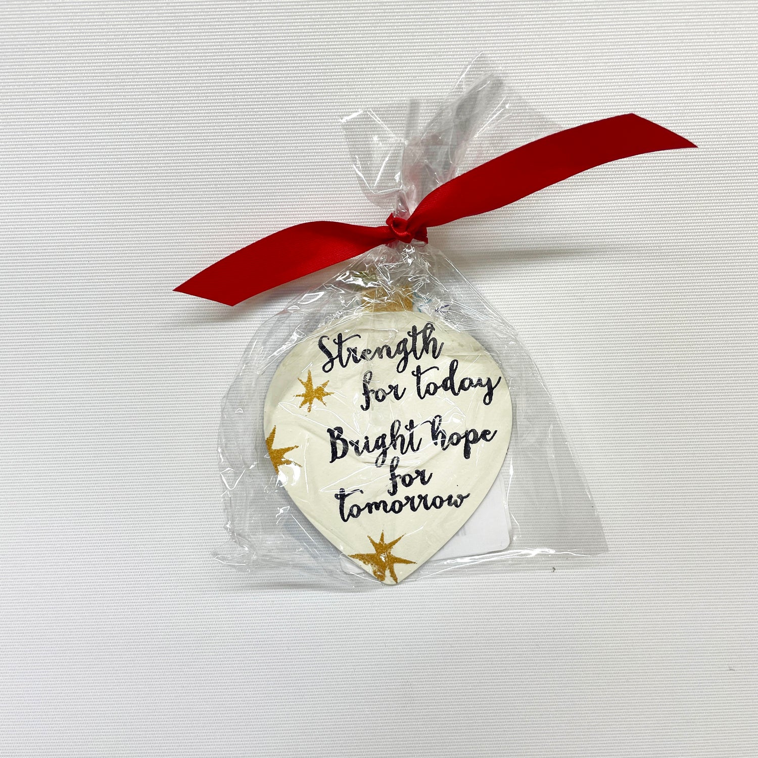 "Strength For Today, Hope For Tomorrow" Ornament