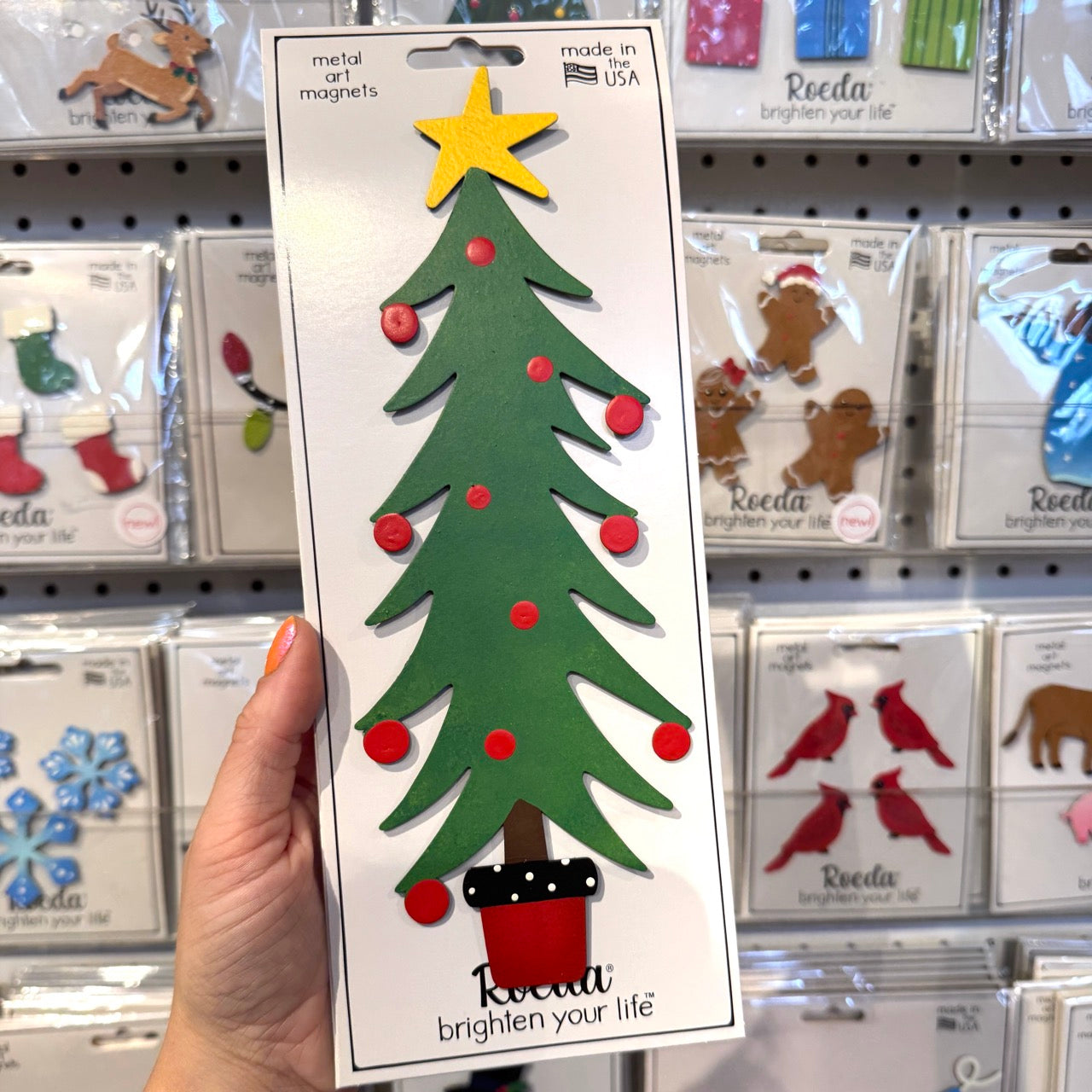 Tall Christmas Tree Magnet