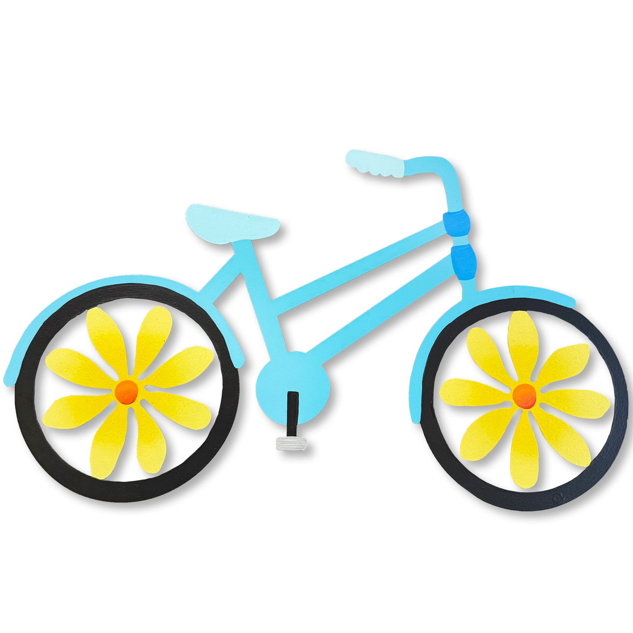 Bike Magnetic Wall Art (Teal)
