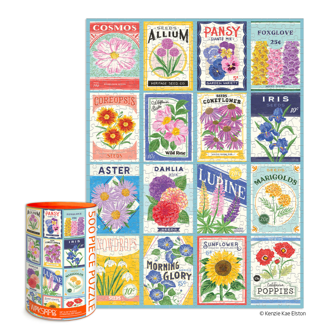 Seed Packets - 500 Piece Puzzle