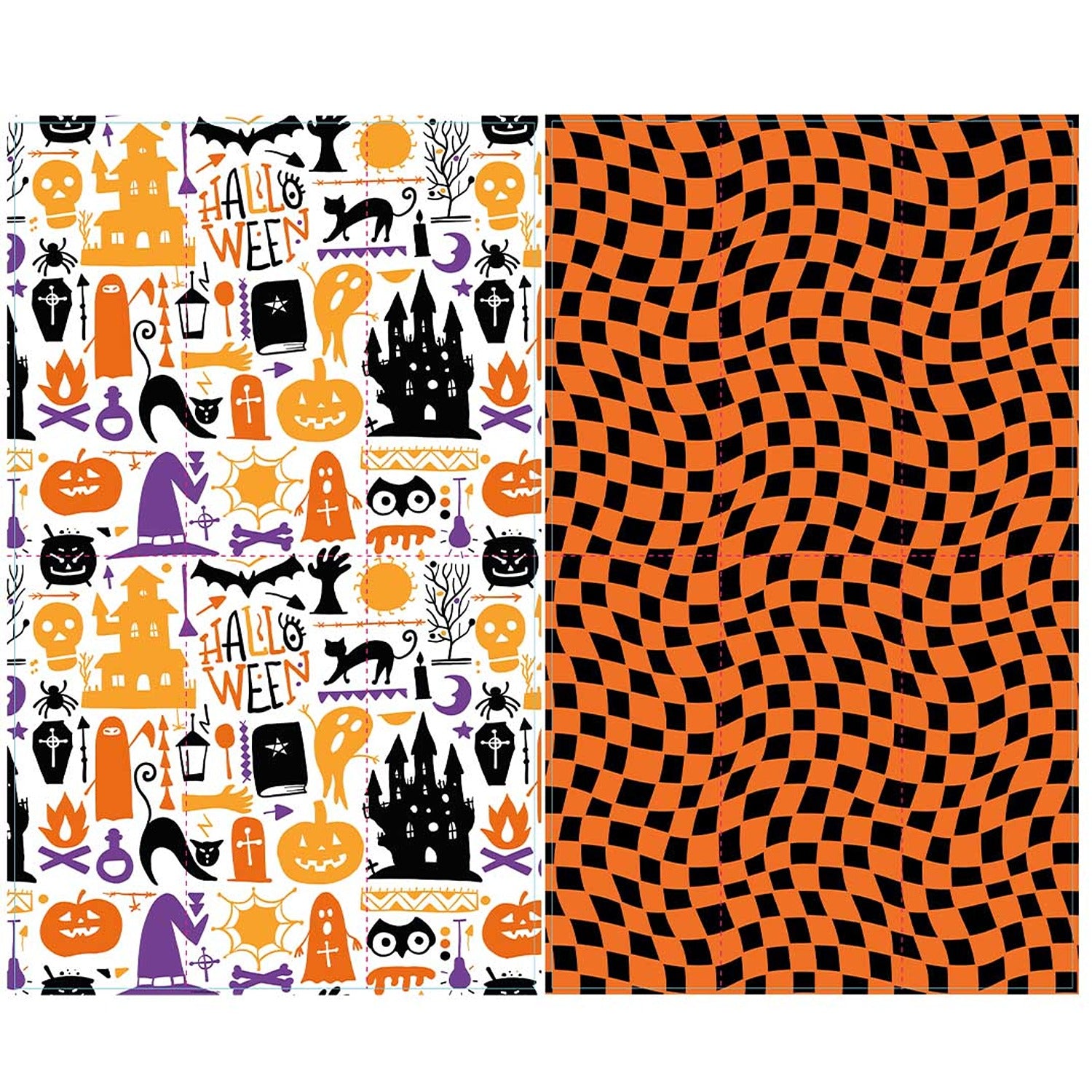 Halloween Icons Microfiber Towel