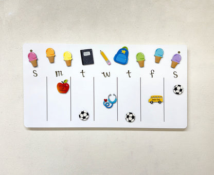 School Supply Magnets S/3