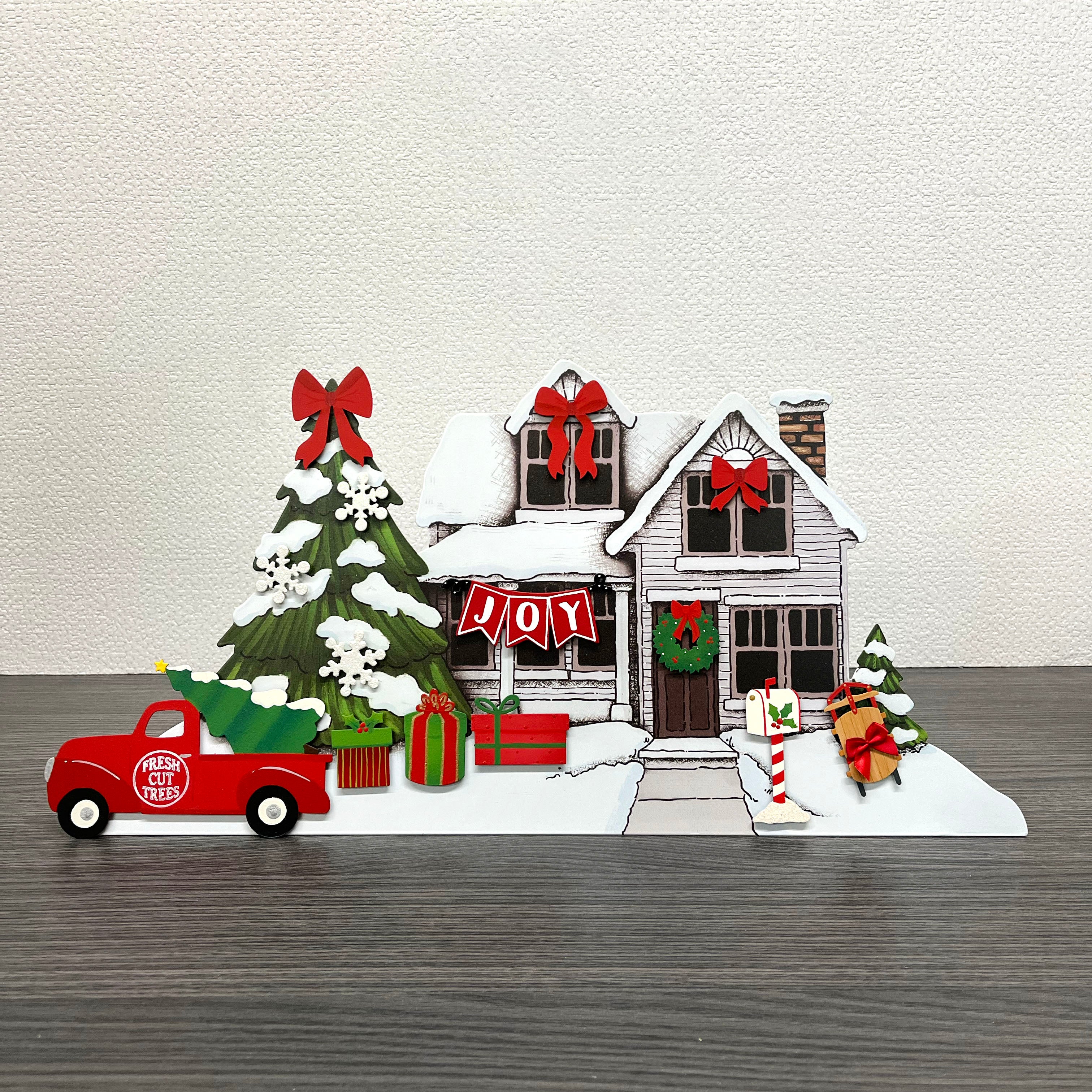 Holiday Truck w/ Tree Magnet