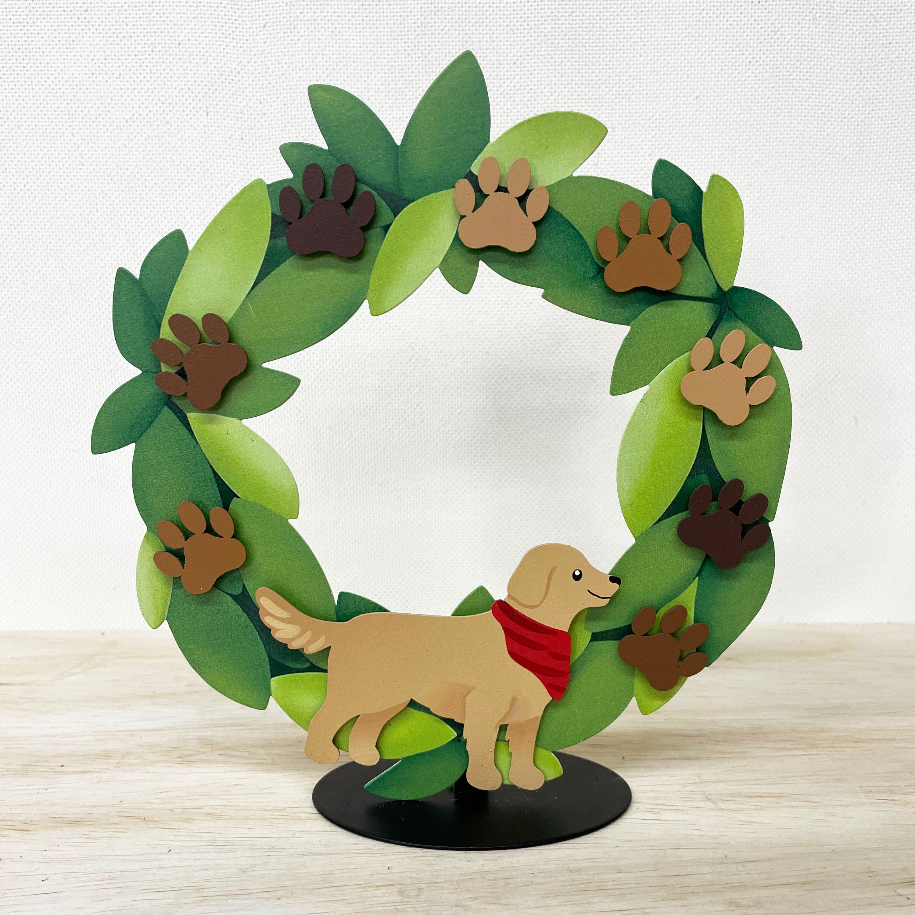 Retriever Dog w/ Bandana Magnet