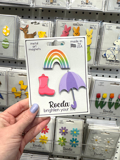 April Shower Magnets S/3