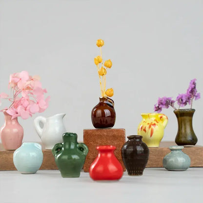 Miniature Flower Pot Vase Magnets