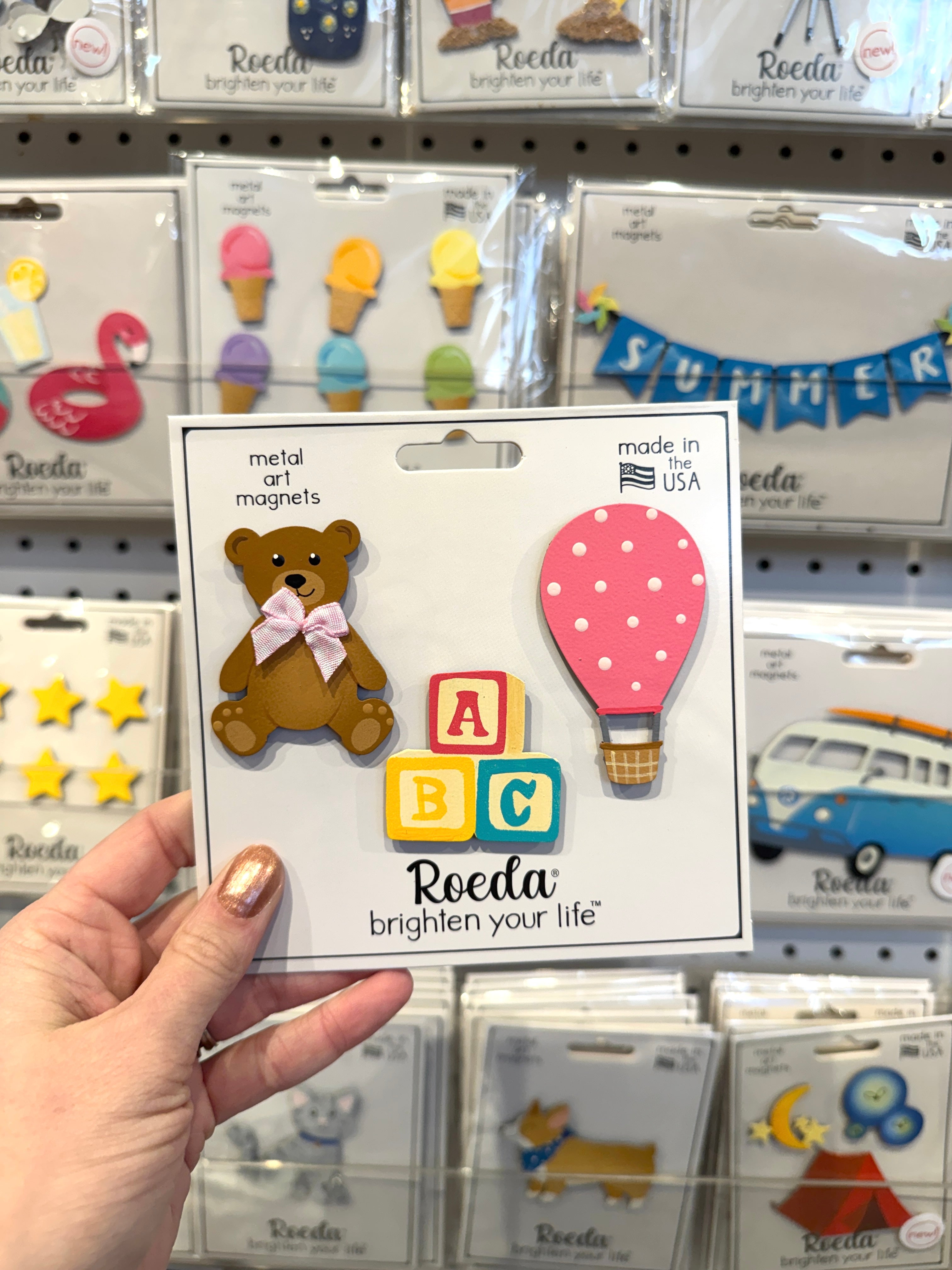 Baby Girl Magnets S/3