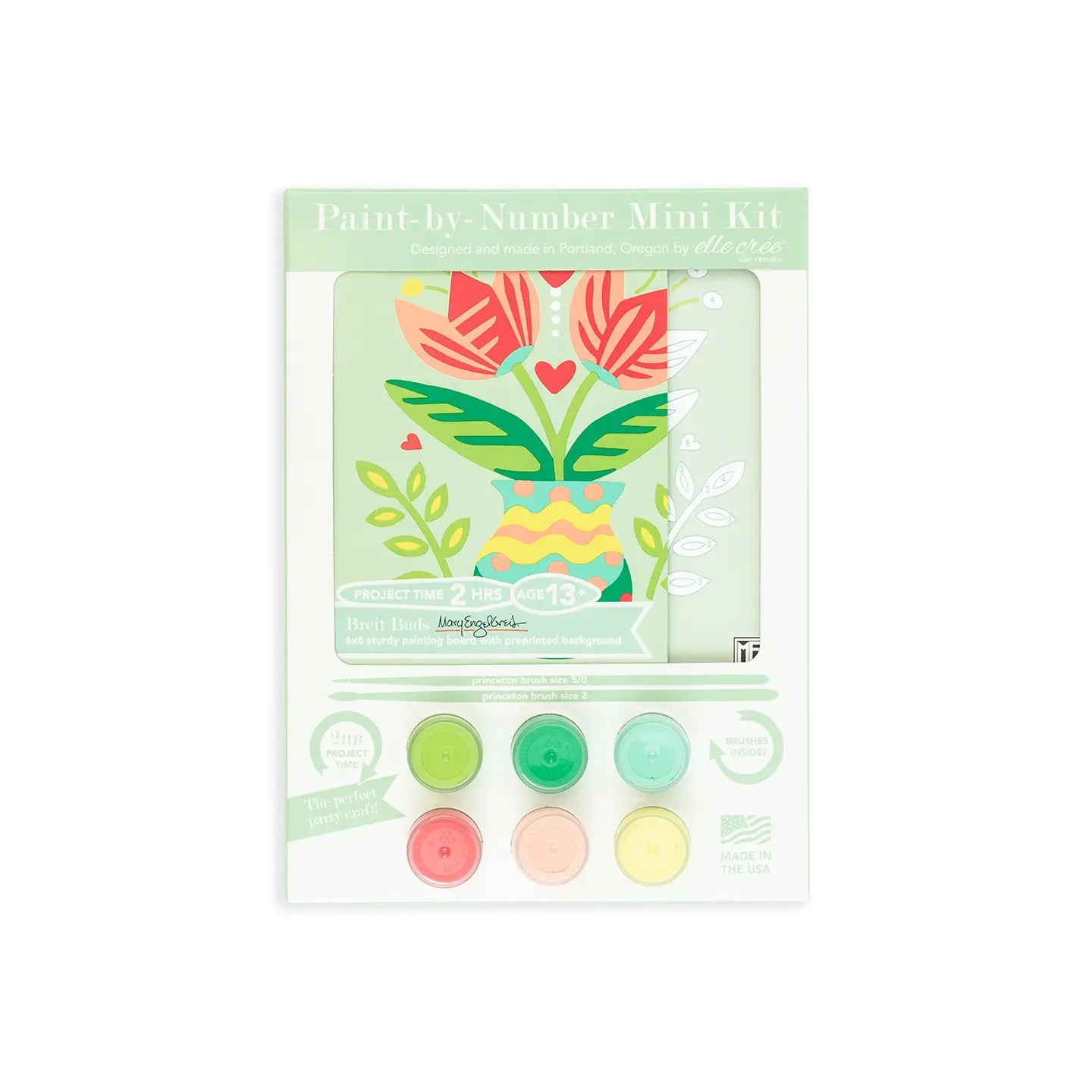 Breit Buds Mary Engelbreit Mini Paint-By-Number Kit