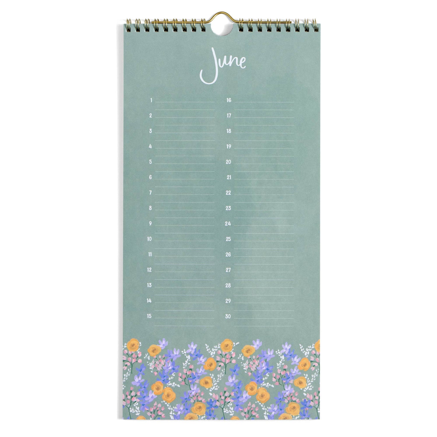 Celebrations by the Month Perpetual Spiral Wall Calendar