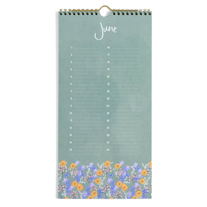 Celebrations by the Month Perpetual Spiral Wall Calendar