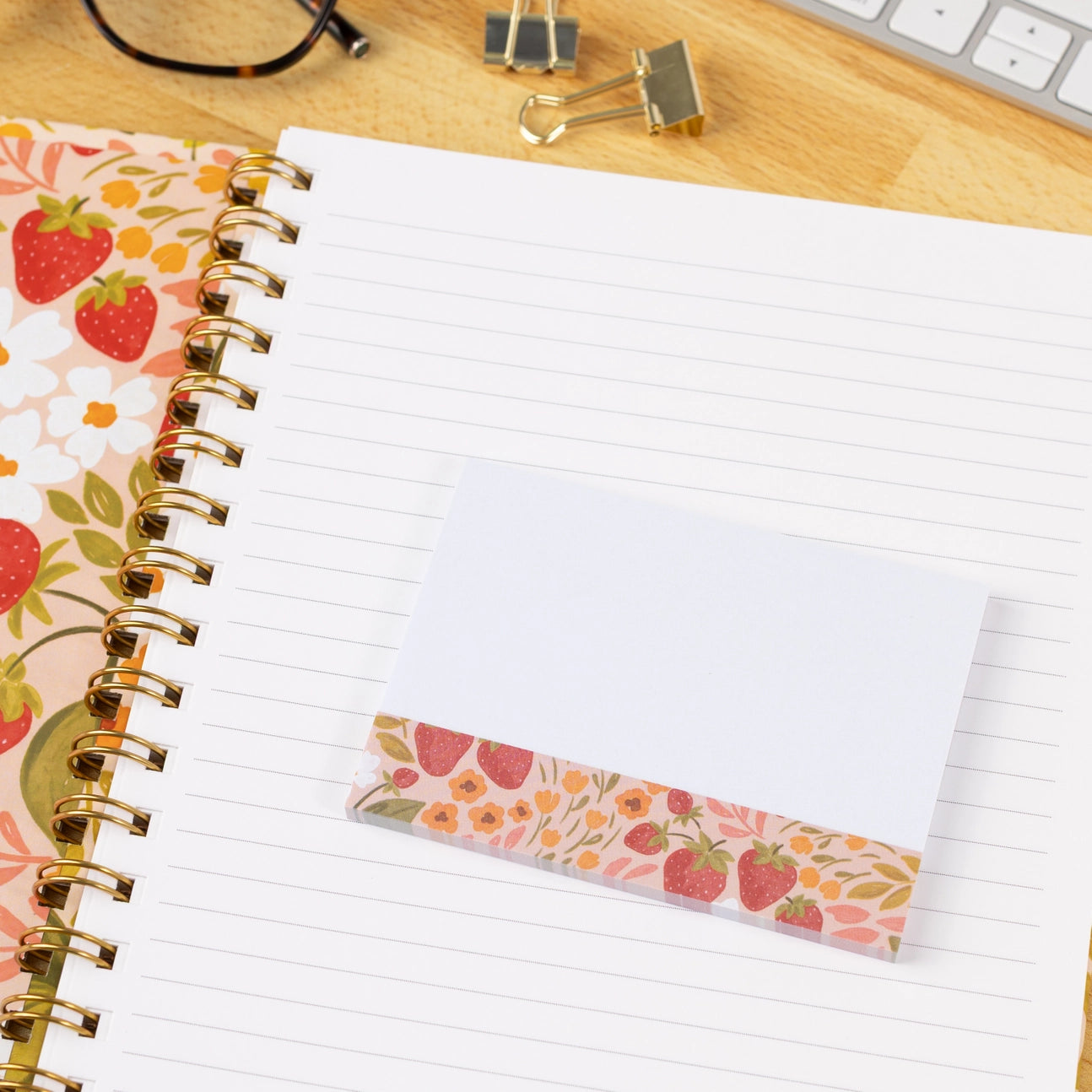 Sticky Note - Strawberry Patch