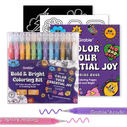 Bold &amp; Bright Coloring Kit