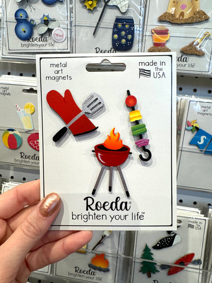 Cookout Magnets S/3