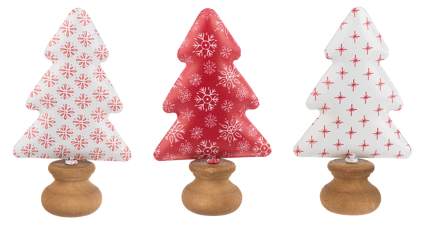 Red &amp; White Tree on Stand (3 styles)