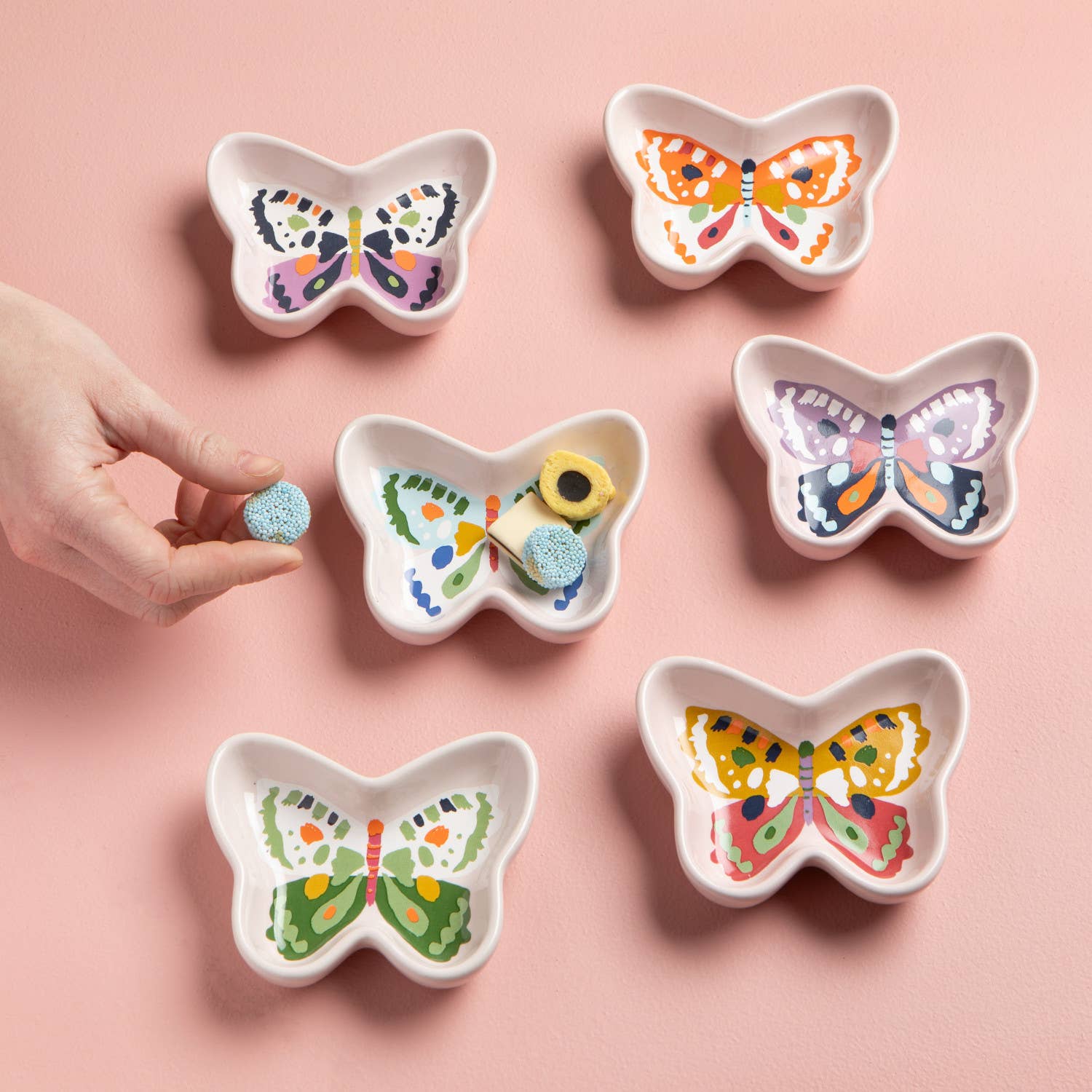 Flutter By Butterfly Shaped Pinch Bowl