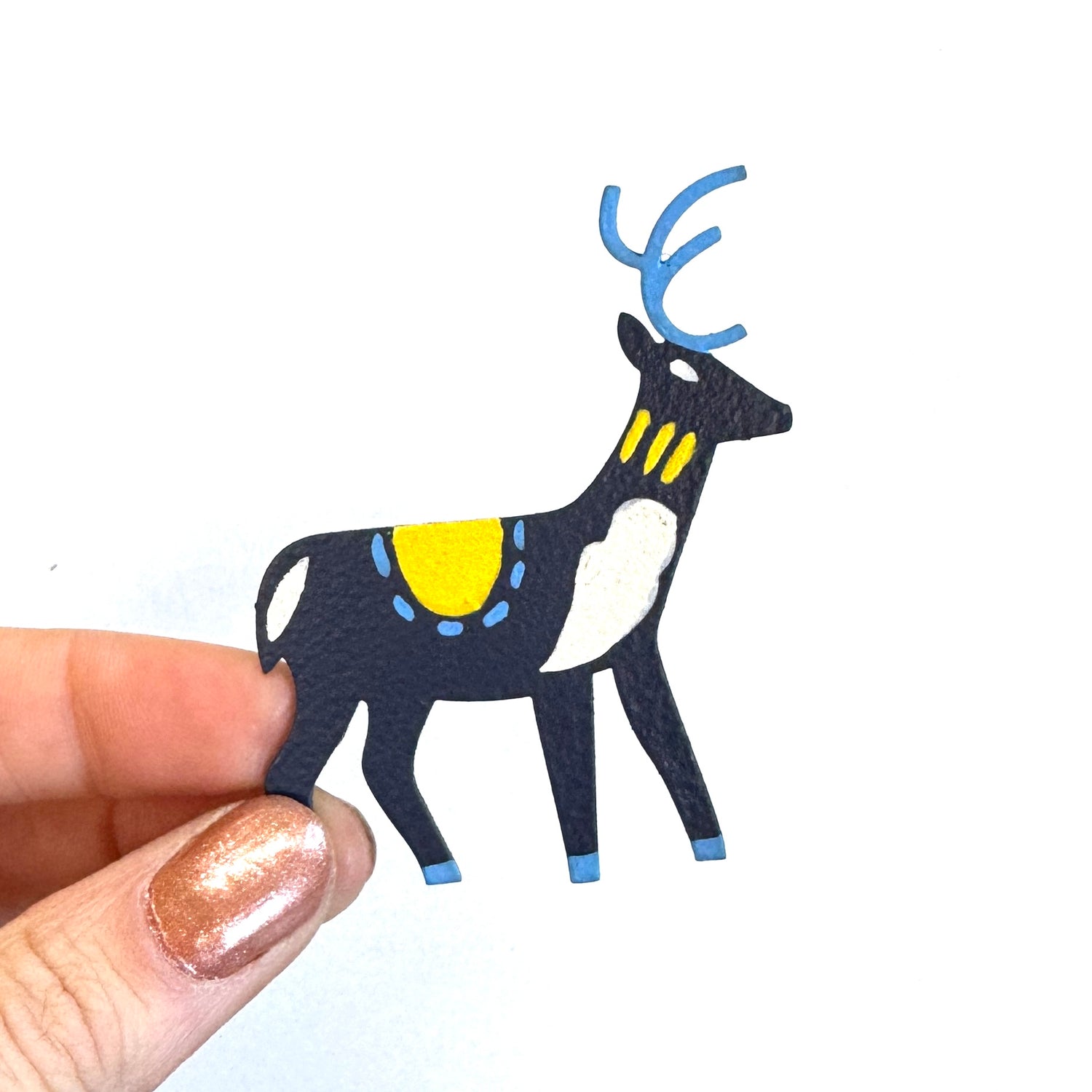 Dala Deer Magnet, Single