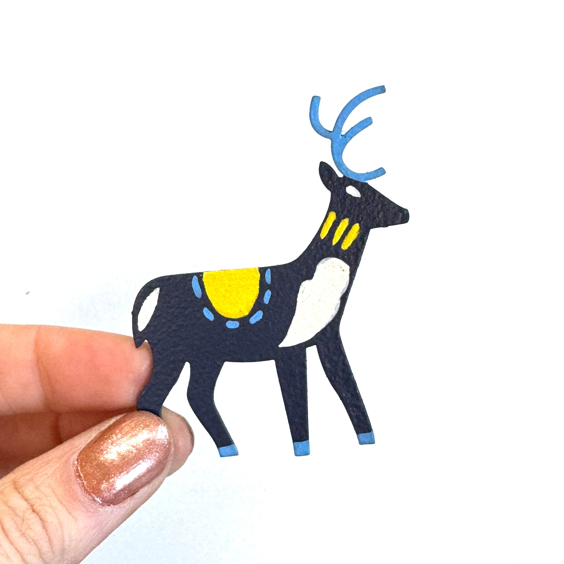 Dala Deer Magnet, Single