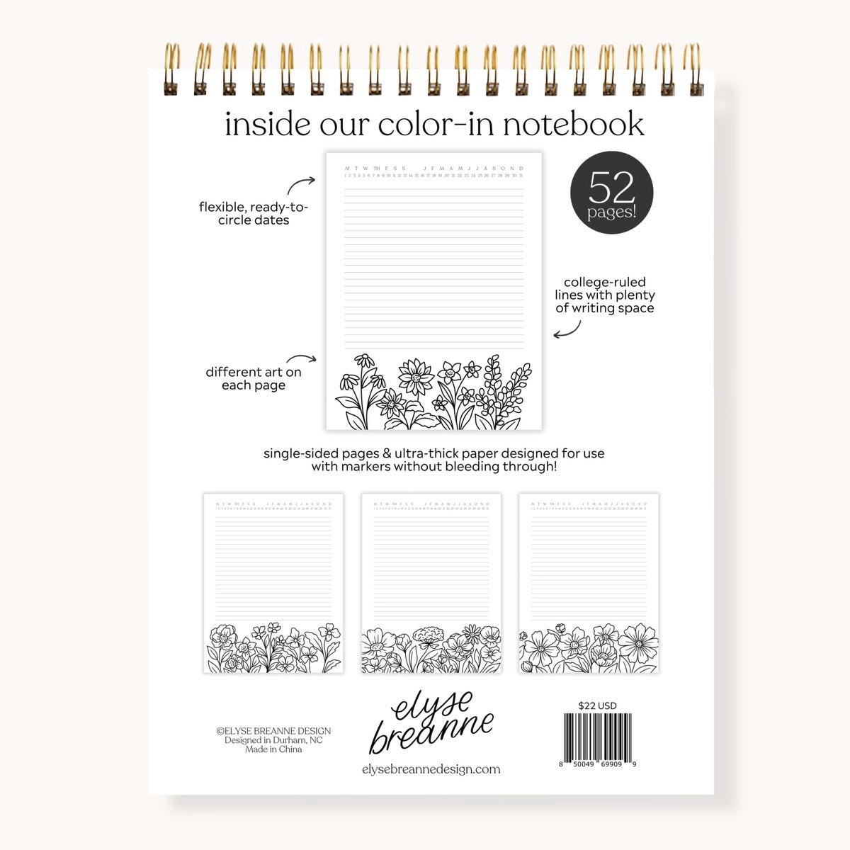 Color-in Notebook