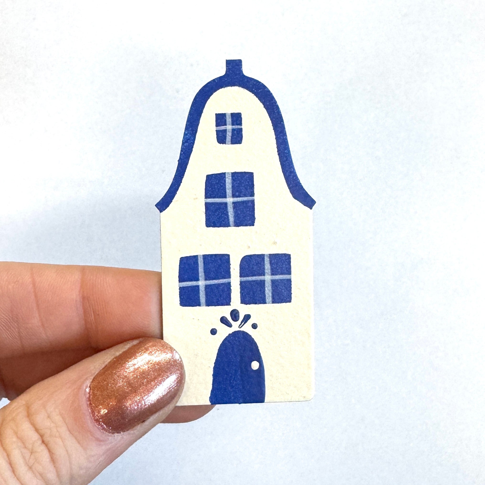 Delft House Magnet, Single