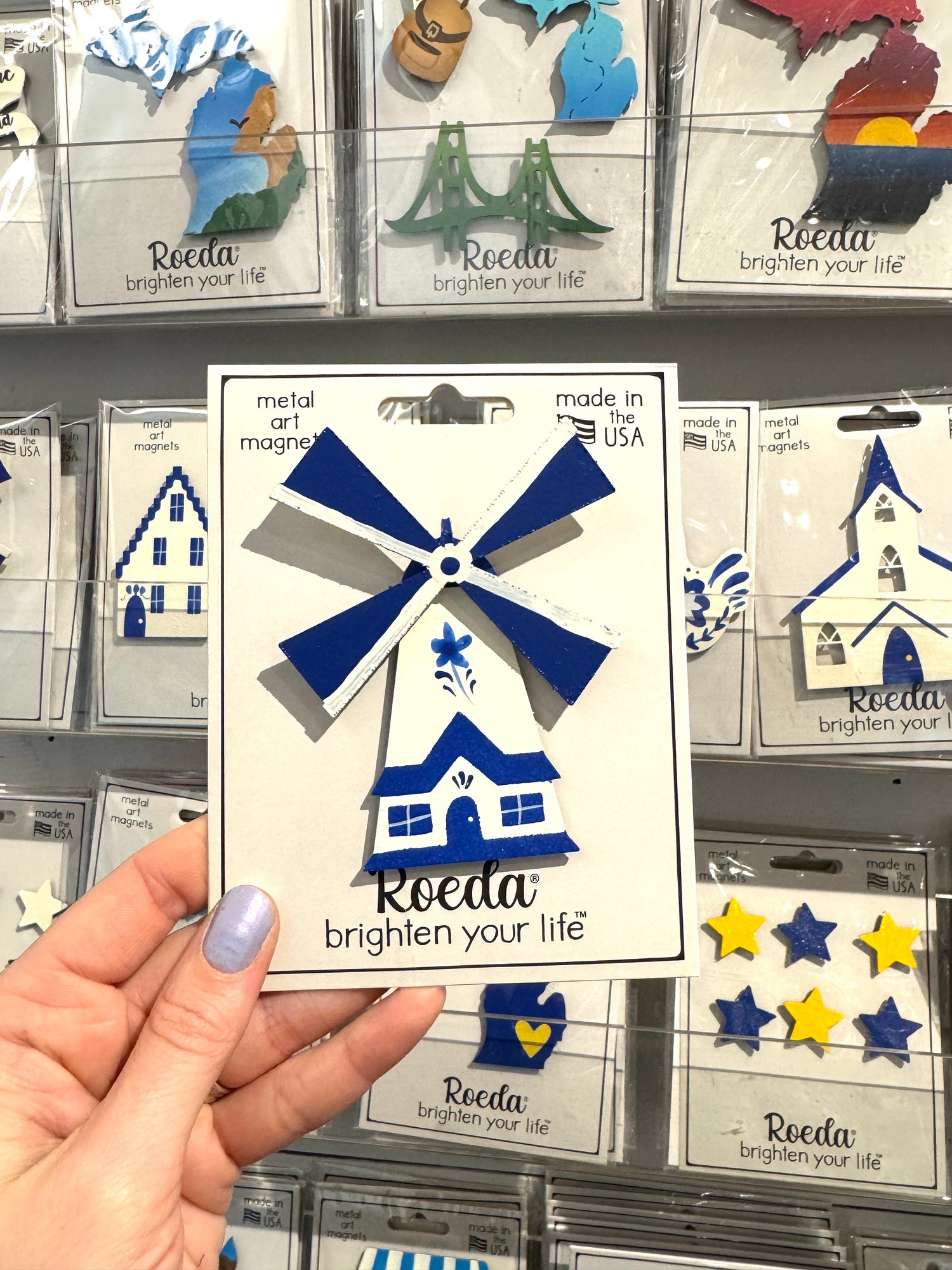 Delft Windmill Magnet