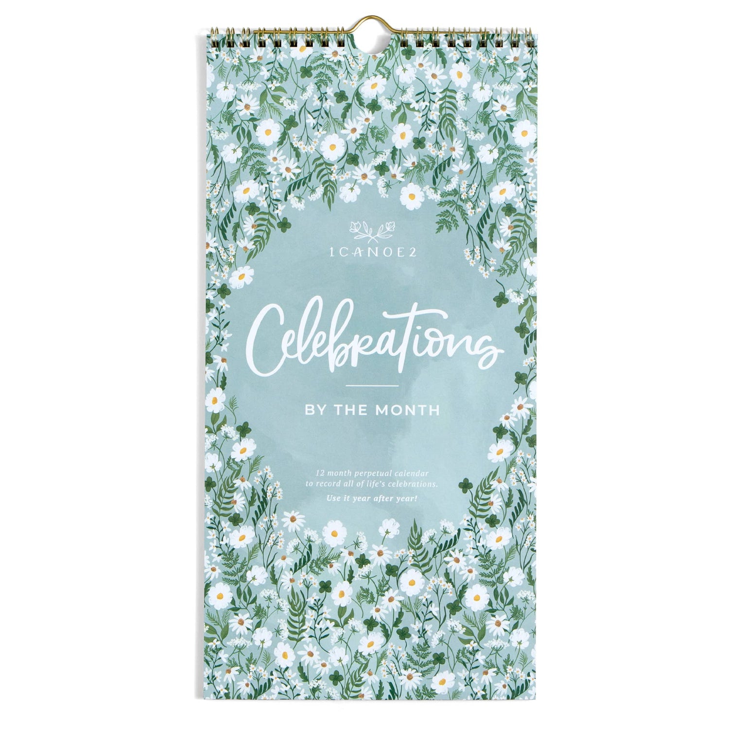 Celebrations by the Month Perpetual Spiral Wall Calendar
