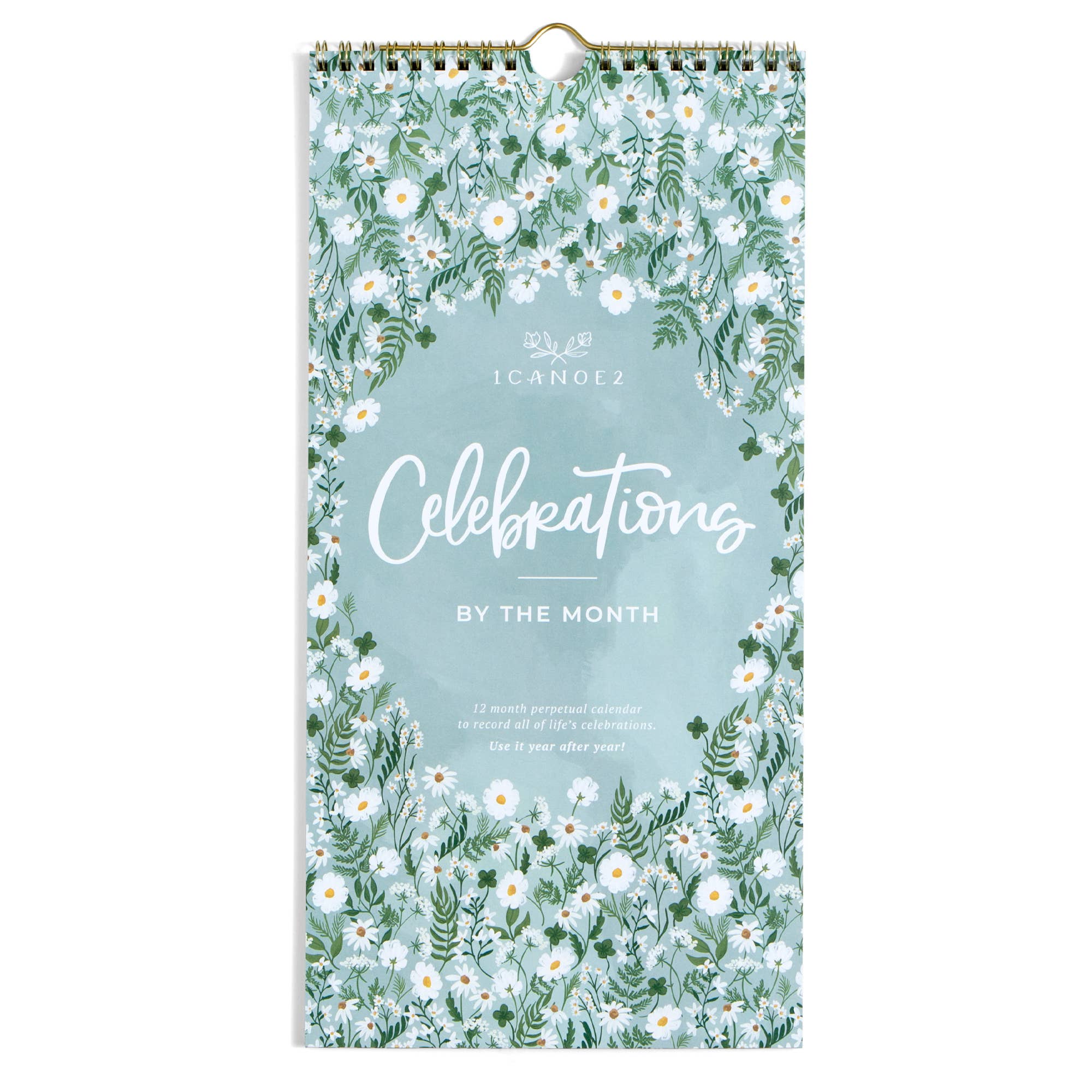 Celebrations by the Month Perpetual Spiral Wall Calendar