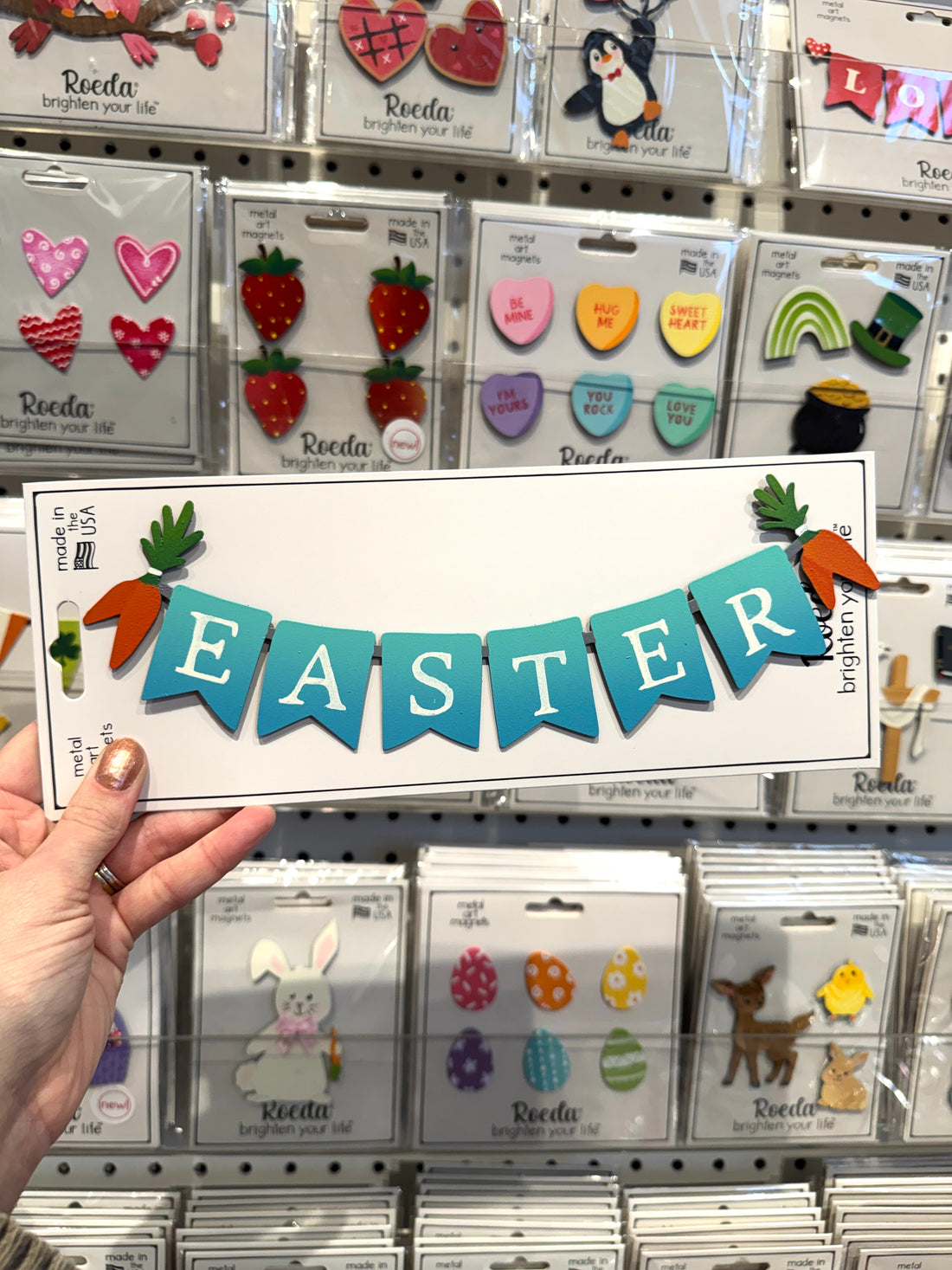 "Easter" Banner Magnet (10"w)