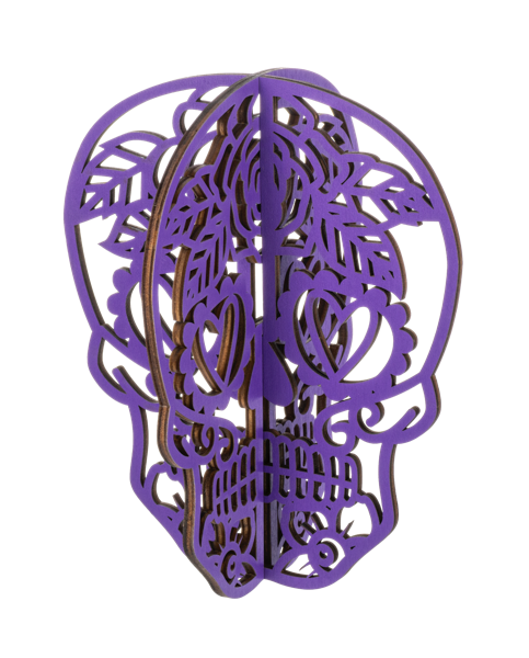 Laser Cut Skull 8&quot;h (3 colors)