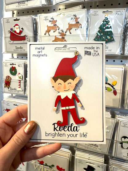 Weihnachtselfen-Magnet