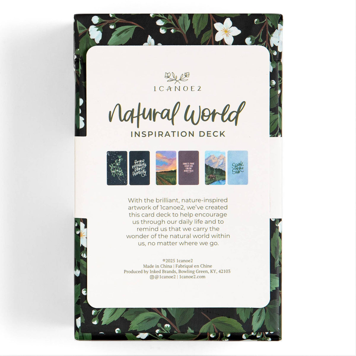 Natural World Inspiration Card Deck + Desktop Display Stand