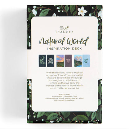 Natural World Inspiration Card Deck + Desktop Display Stand