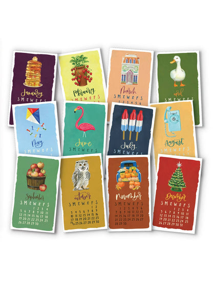 I Remember When 2027 Mini Desk Calendar + Wooden Block