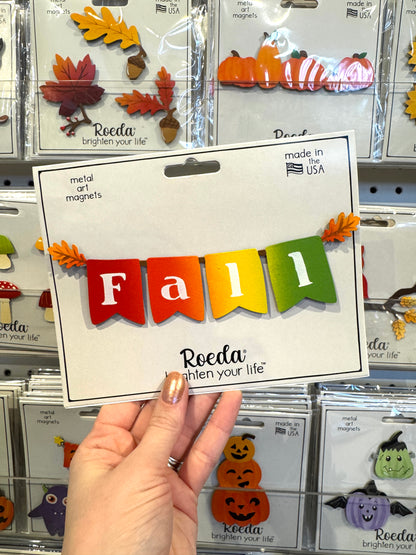 "Fall" Banner Magnet (6.75"w)