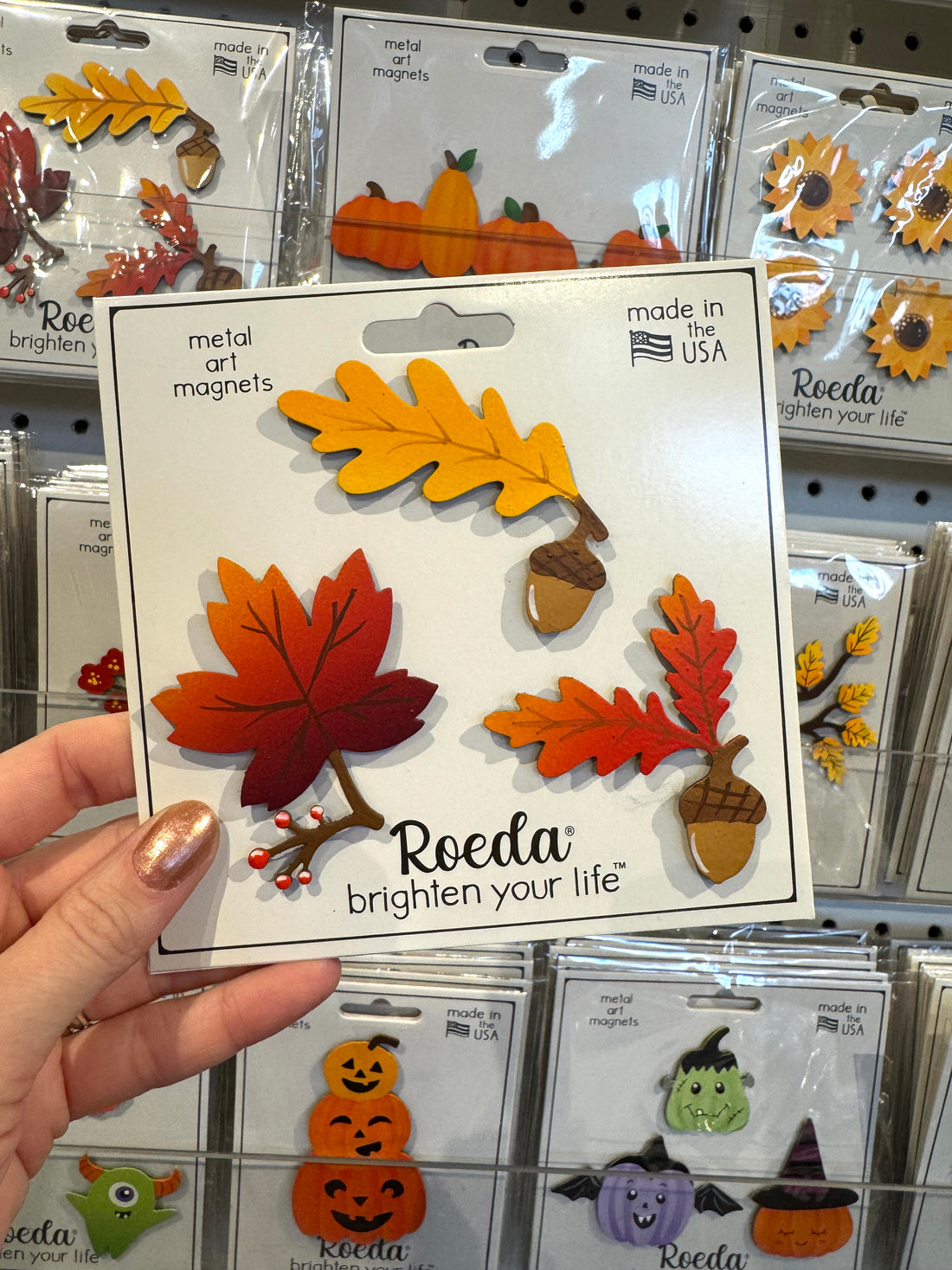 Fall Leaves Magnets S/3