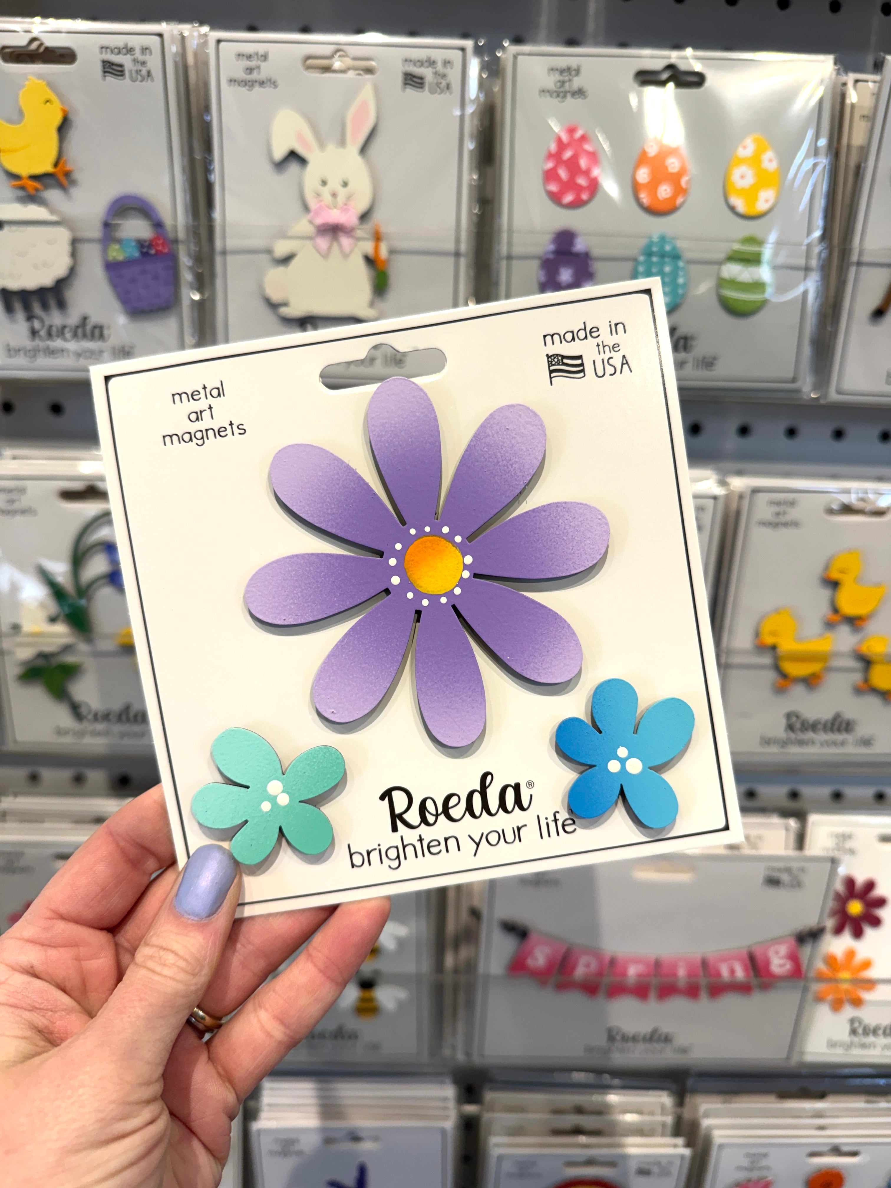 Flower Magnets S/3 Cool