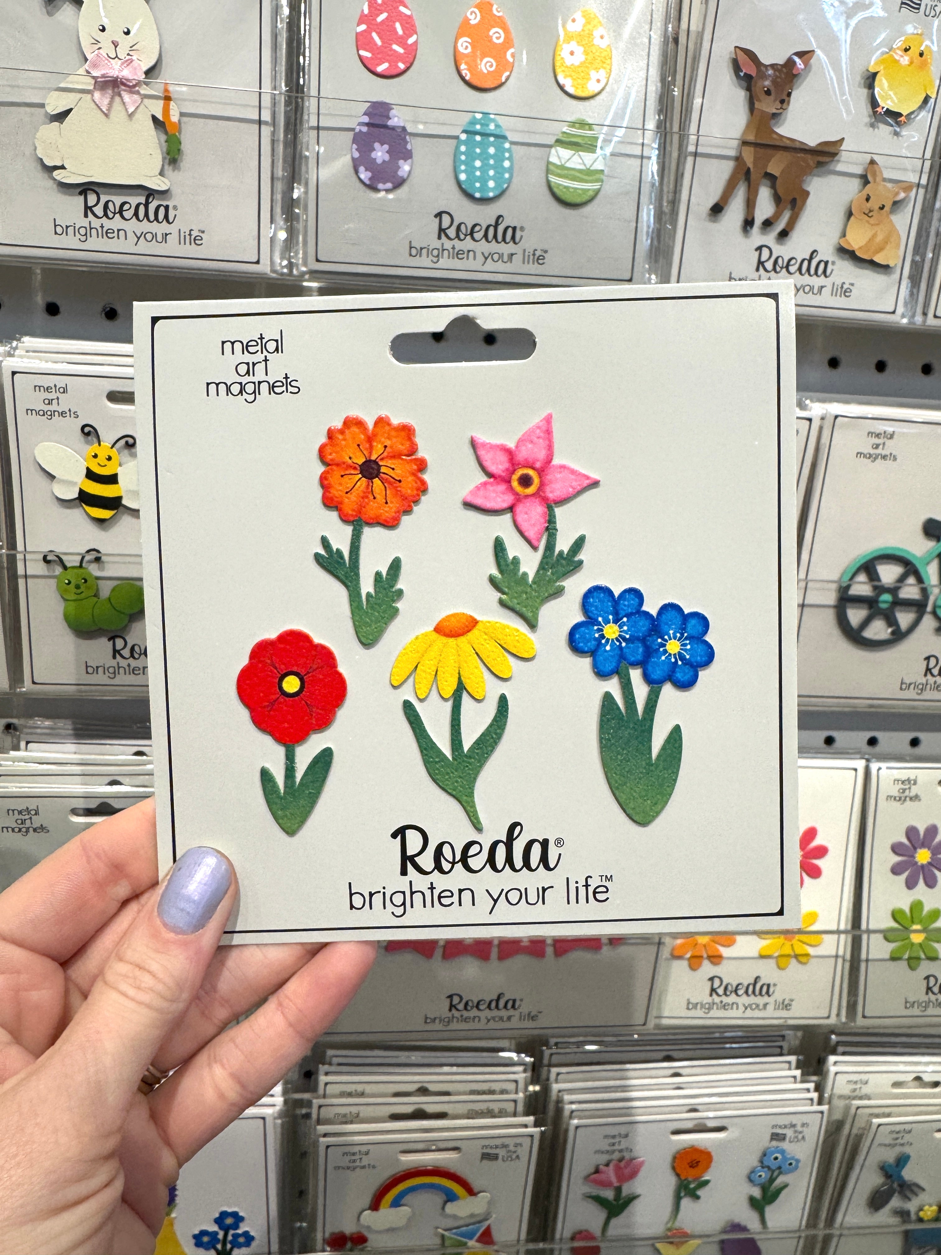 Flower Stem Magnets S/5