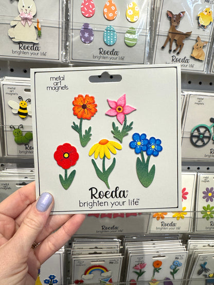 Flower Stem Magnets S/5
