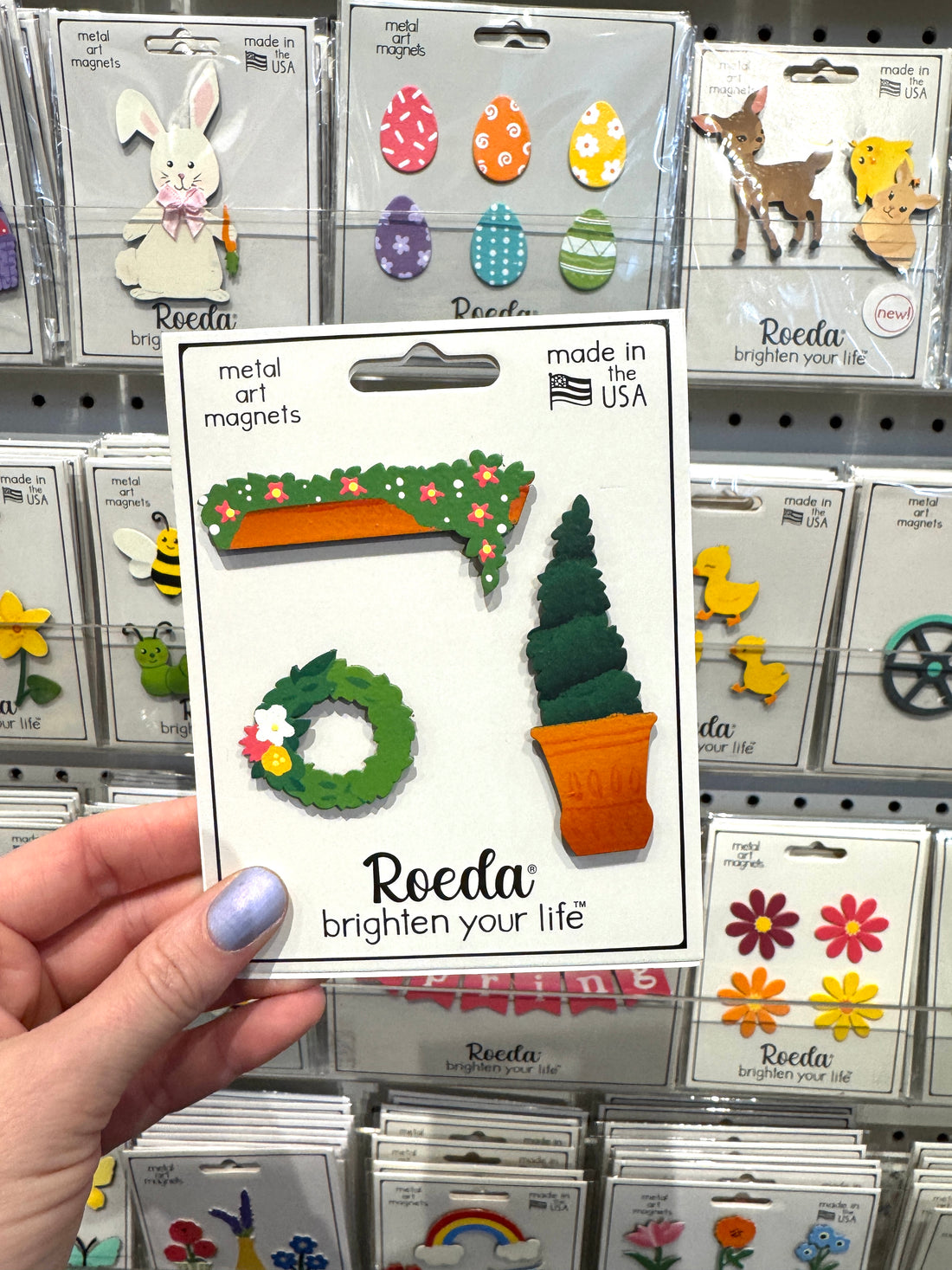 Greenery Magnets S/3 - Terra Cotta