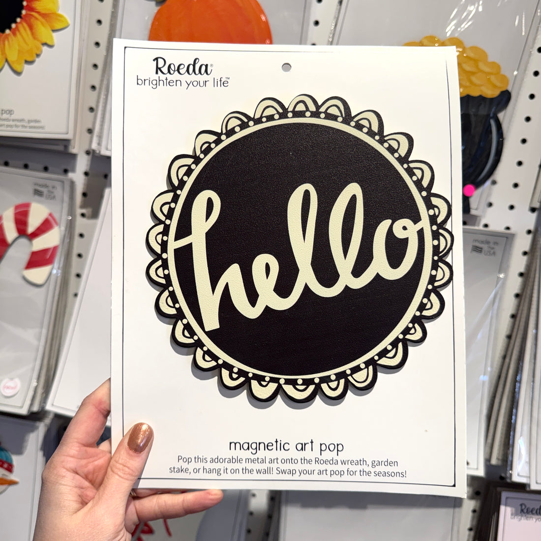 Hello Everyday Magnetic Art Pop