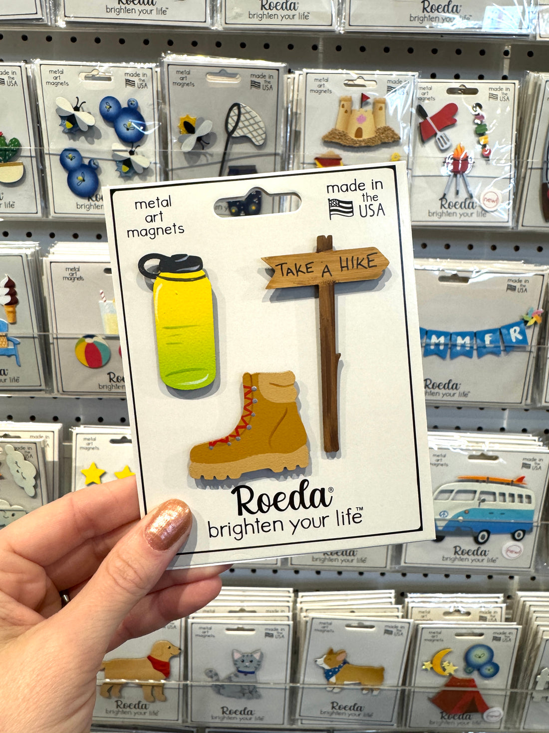 "Take a Hike" Magnets S/3