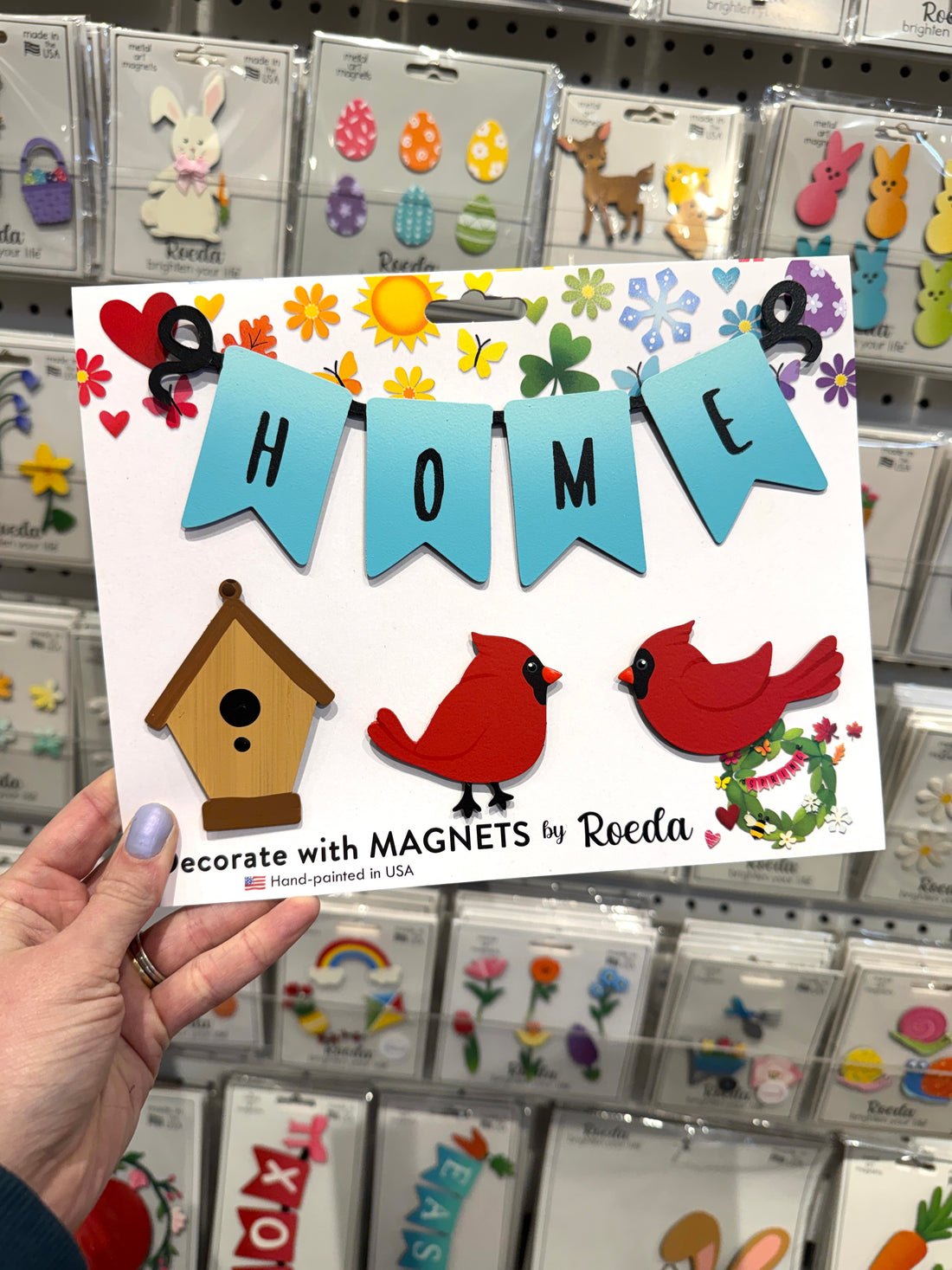 "Home" Wreath Kit Magnets S/4