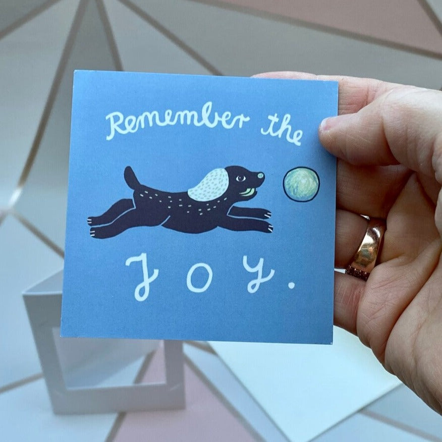 Dog Keepsake Sympathy Notecard