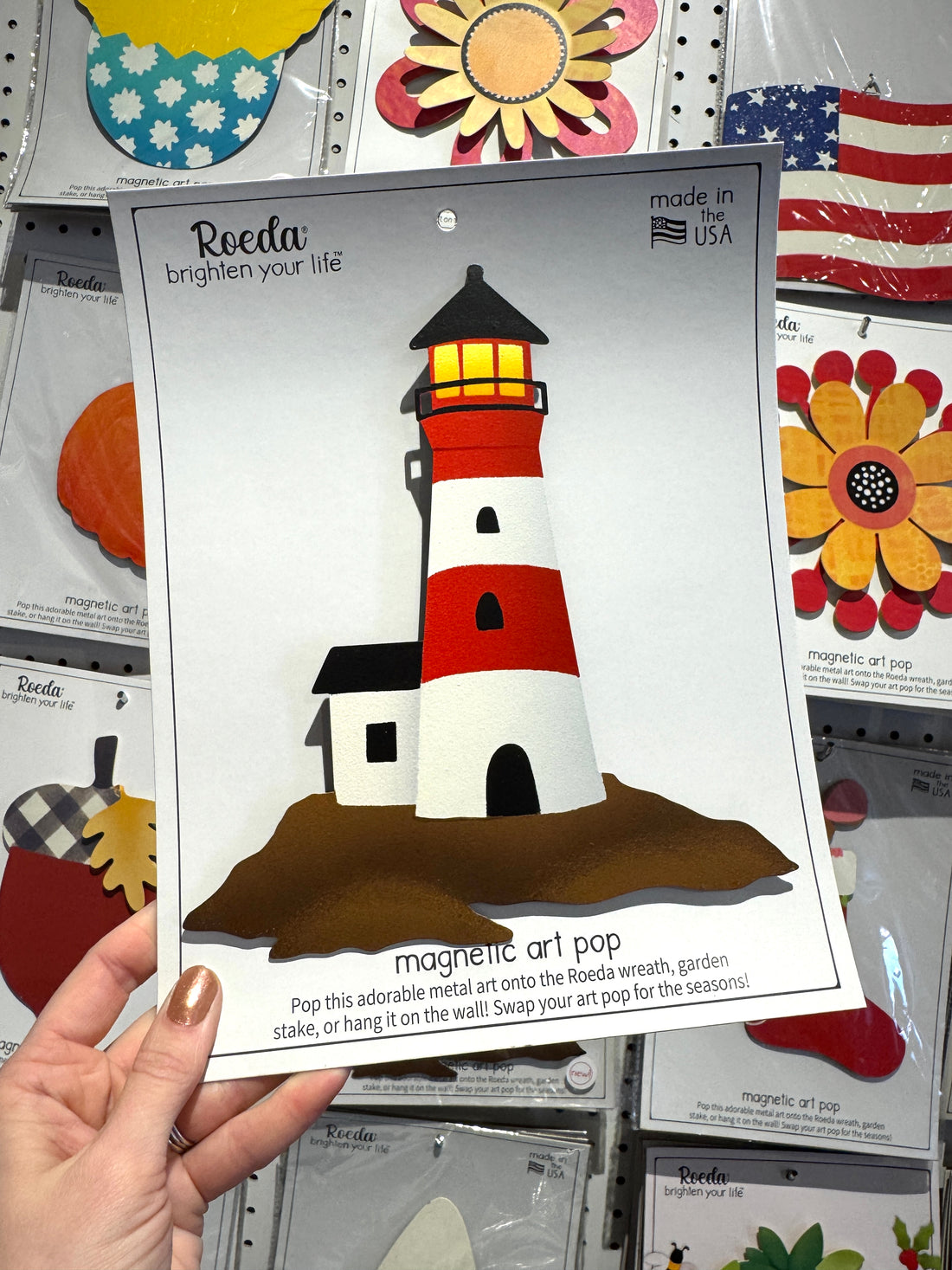 Lighthouse Magnetic Art Pop