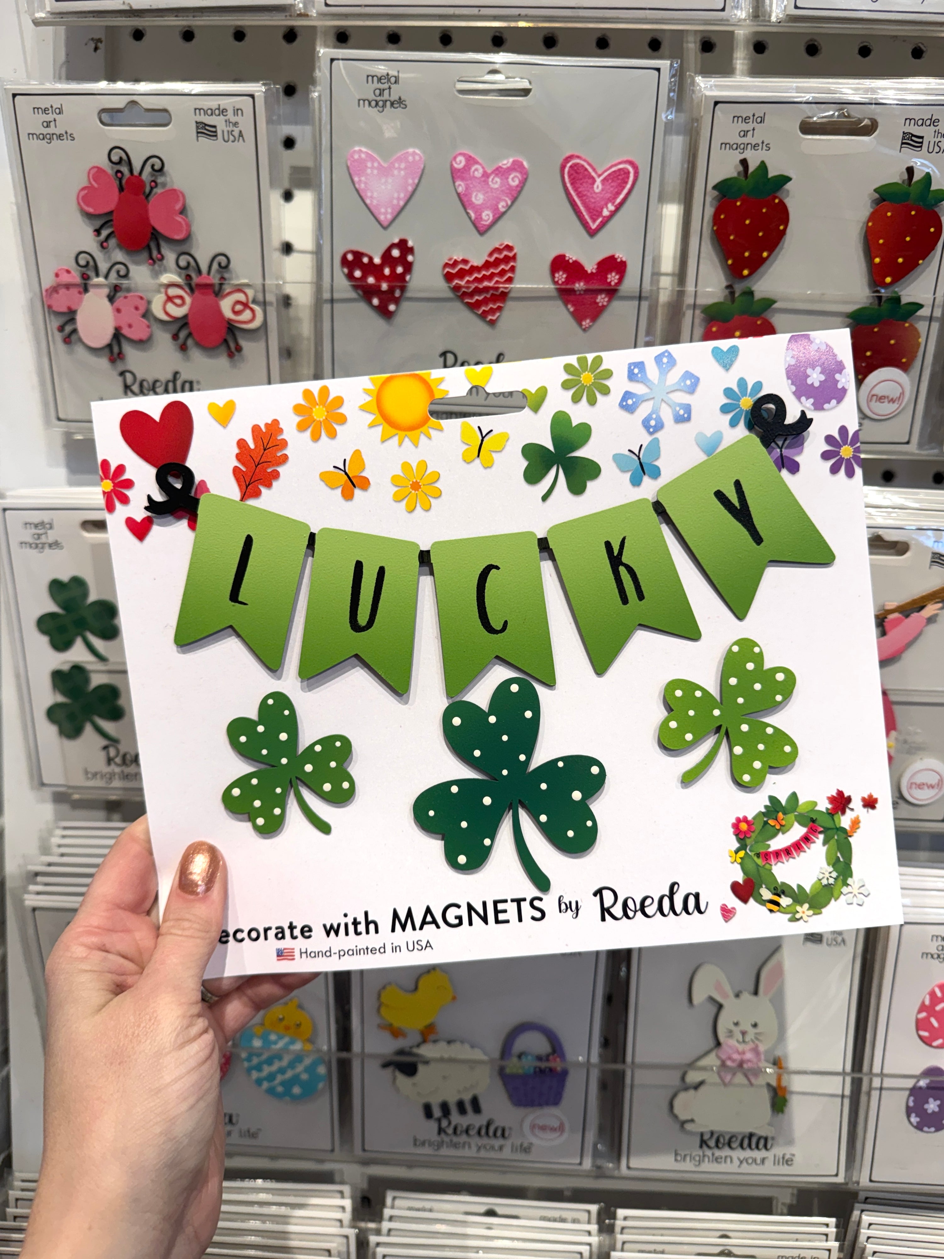 Lucky Wreath Kit Magnets S/4