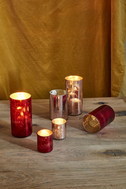 Red Lustrous Votive