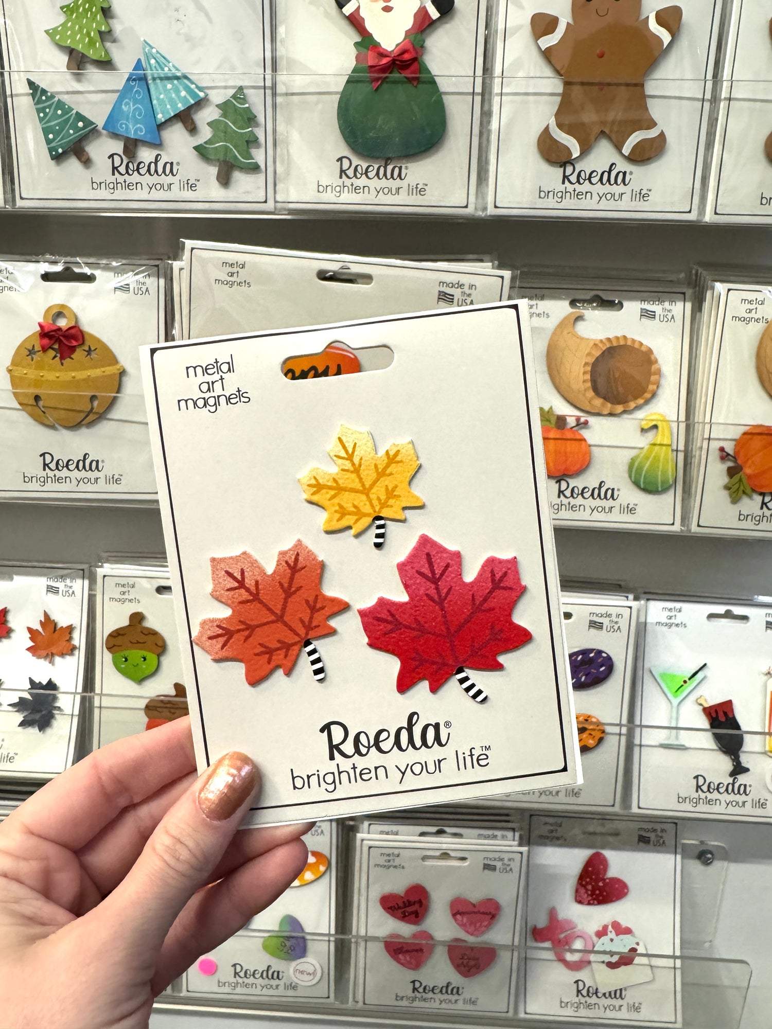 Maple Leaf Magnets S/3