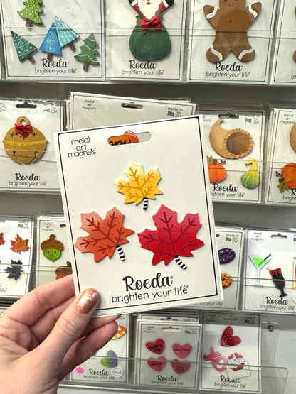 Maple Leaf Magnets S/3