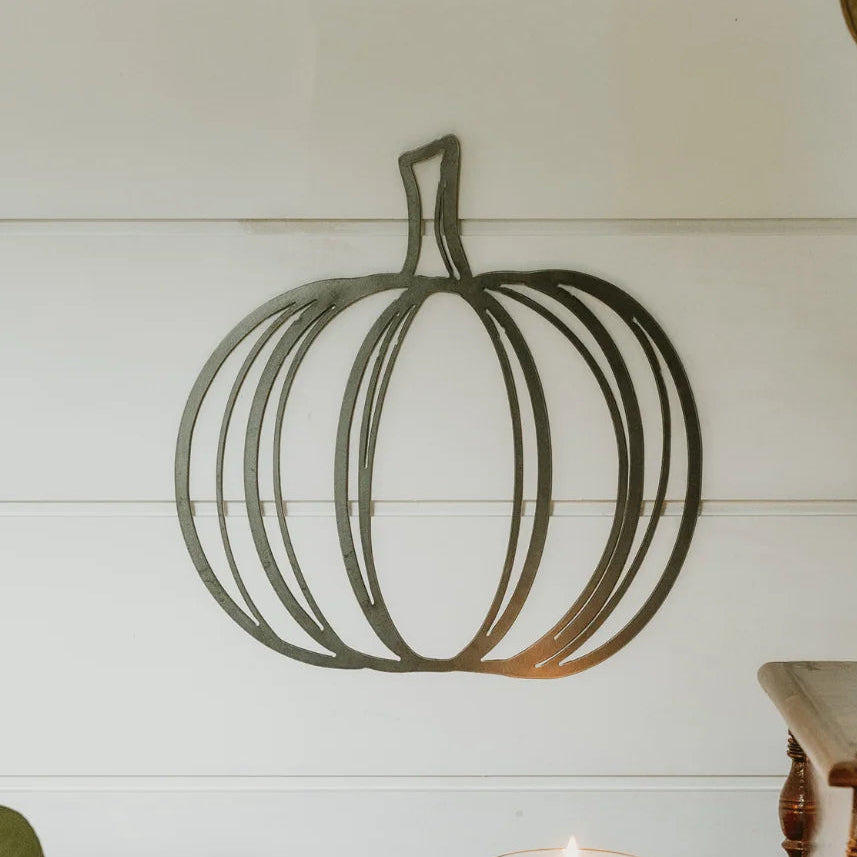 Pumpkin Patch Metal Wall Decor - 3 sizes