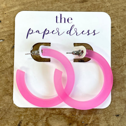 Midi Hoop Earrings (1.5&quot;)