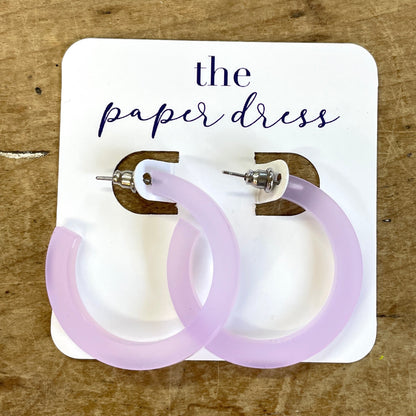 Midi Hoop Earrings (1.5&quot;)